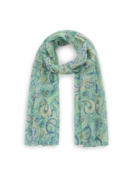 Softer Schal aus recyceltem Polyester mit Paisley-Muster