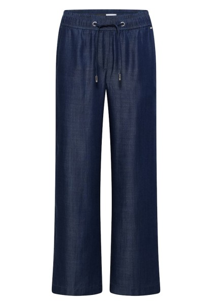 Wide Leg Hose in Denim-Optik