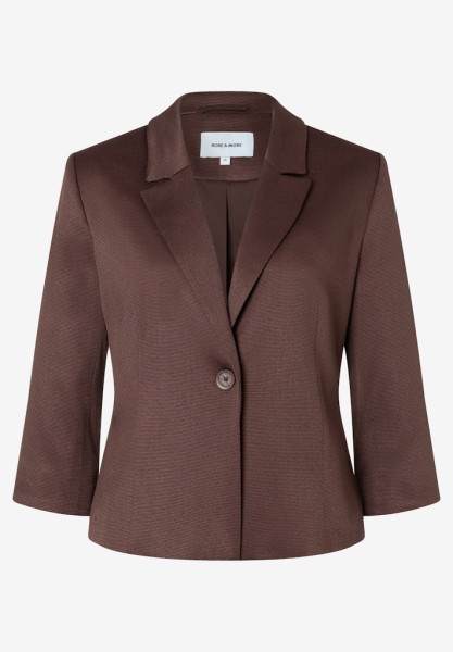 Blazer mit Rips-Struktur