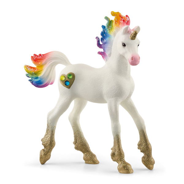 SCHLEICH 70727 Regenbogeneinhorn, Fohlen