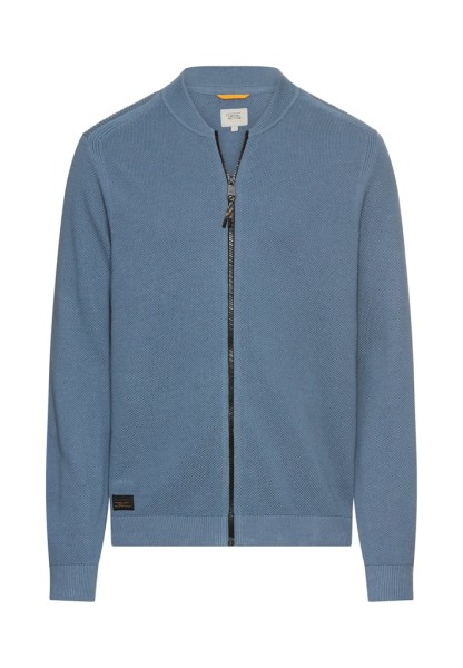 Strickjacke im Bomberstil