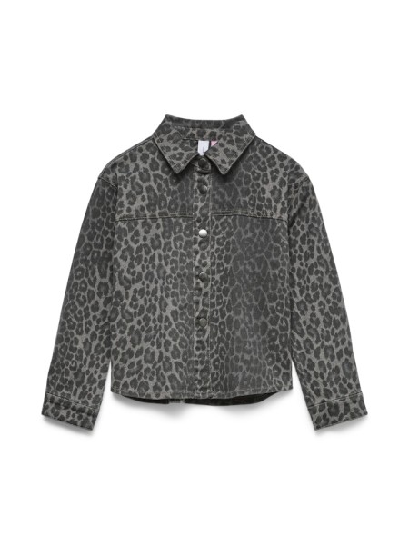 VMLENORA HAYDEN LS LEO DENIM SHIRT GIRL