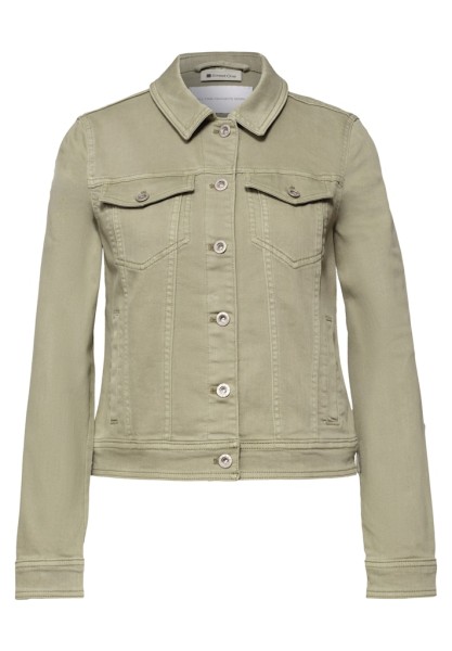 Jeansjacke im Colored-Denim-Look