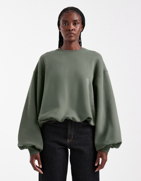 TSBIA LS BUBBLE HEM SWEATSHIRT JRS