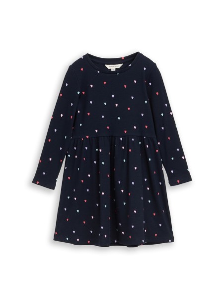 Mini-Kleid mit Herz-Print