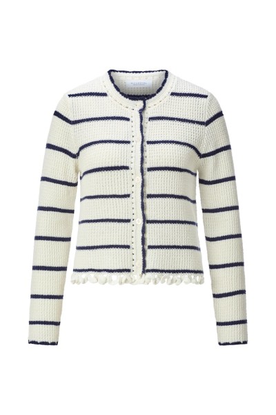 Round NK Cardi with Looped Fringes