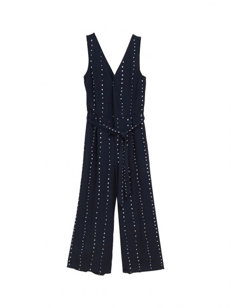Jumpsuit mit Allover-Print