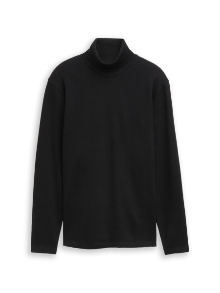 Rollkragenshirt aus Baumwolle