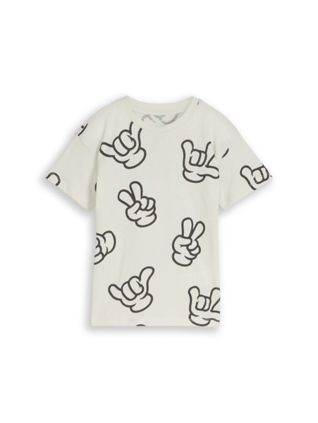 Oversize T-Shirt mit Muster