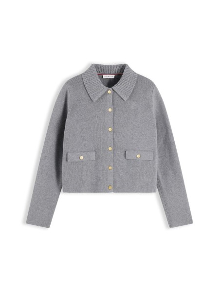 B WOOL LADY JACKET GLD BUTTON