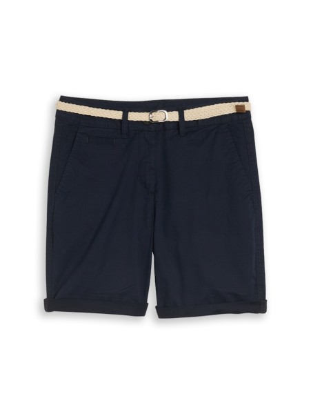 Chino Bermuda Shorts mit Gürtel