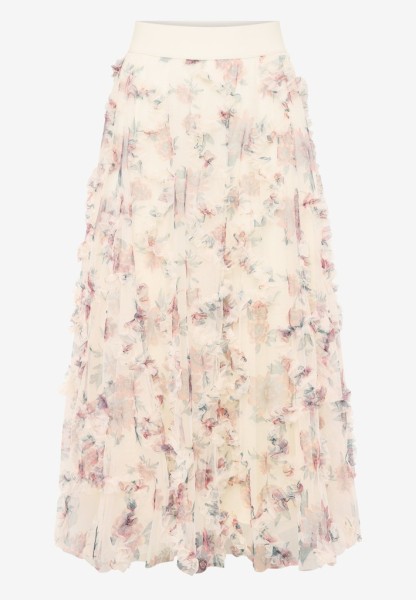 Tüllrock mit Rüschen