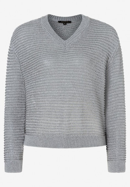 Strukturpullover fine grey Frühjahrs-Kollektion