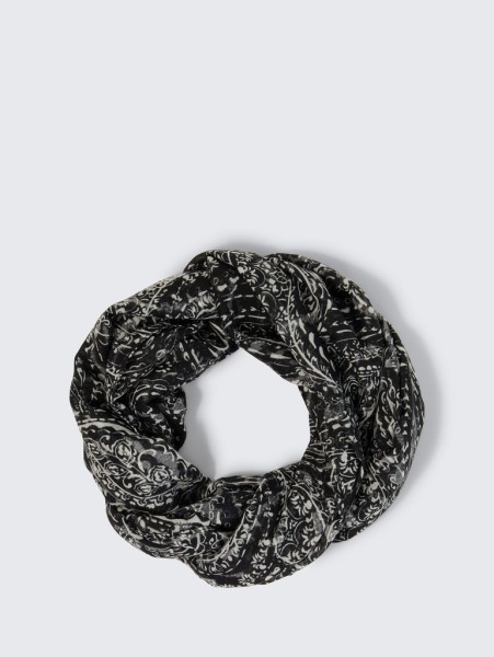 Loop-Schal mit Muster