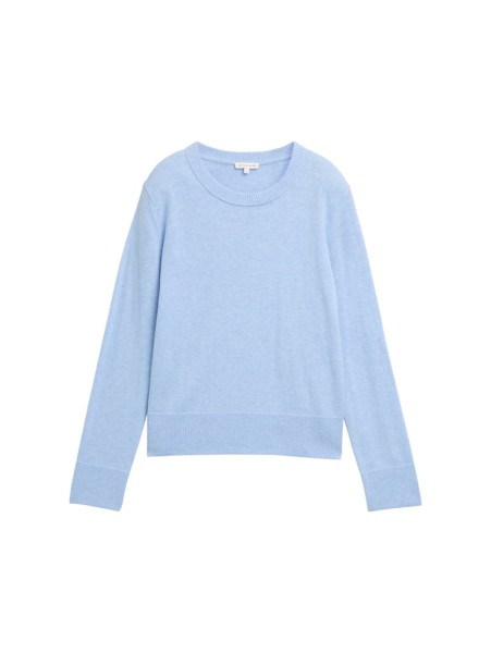 Strickpullover mit Rundhalsausschnitt
