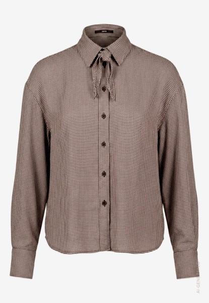 Hemdbluse mit Karomuster