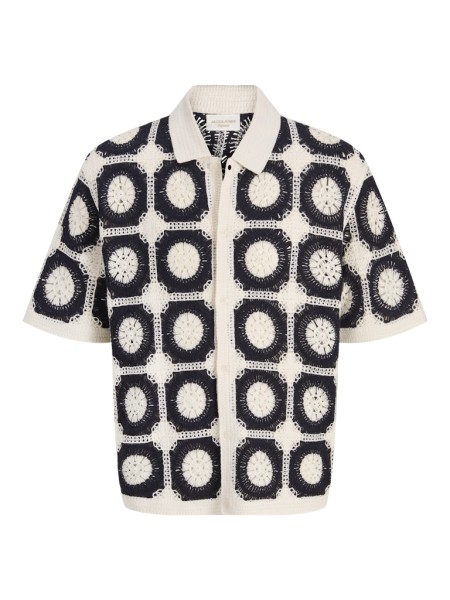 JORORCHARD KNIT CROCHET POLO
