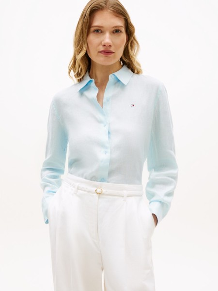 Relaxed Fit Pure Linen Shirt