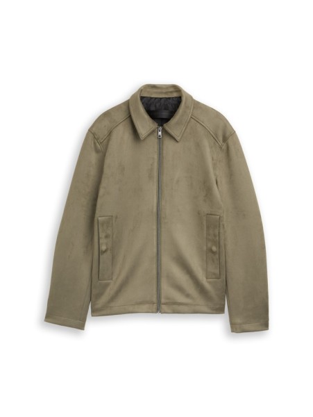 Hemdjacke in Wildleder-Optik