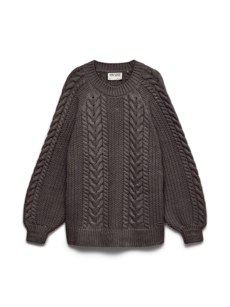 AWTOA LS O-NECK KNIT PULLOVER NOOS