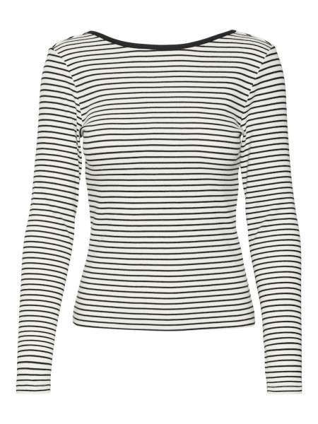 VMCHLOE STRIPE LS 2WAY SHORT TOP GO NOOS