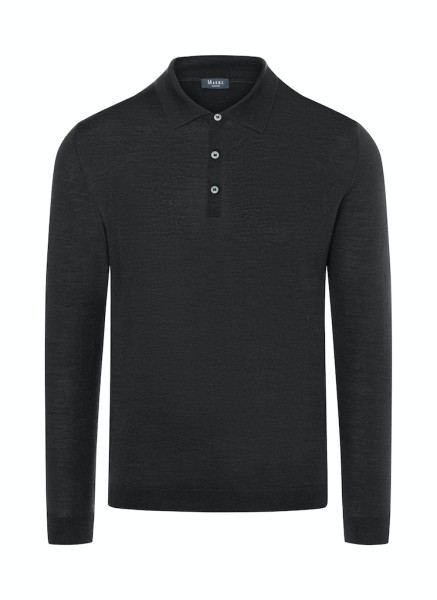 Pullover Polokragen Knopf 1/1 Arm