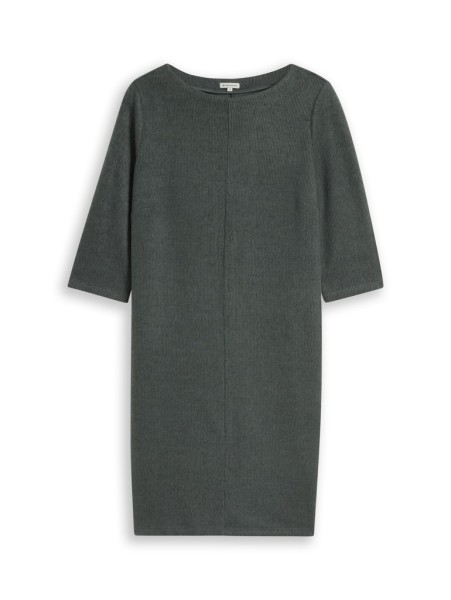 Plus Size - Cosy Kleid in Melange-Optik