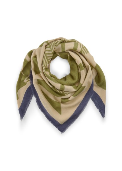 Tuch aus weichem Acryl mit Pferdemotiv