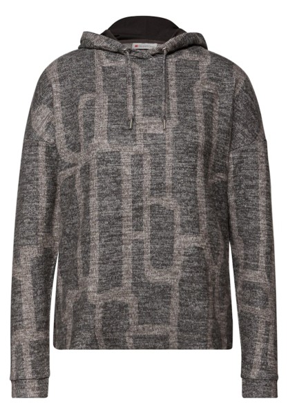Gemusterter Hoodie Shirt