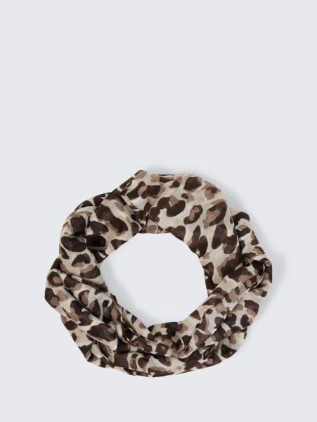 Loop-Schal mit Muster