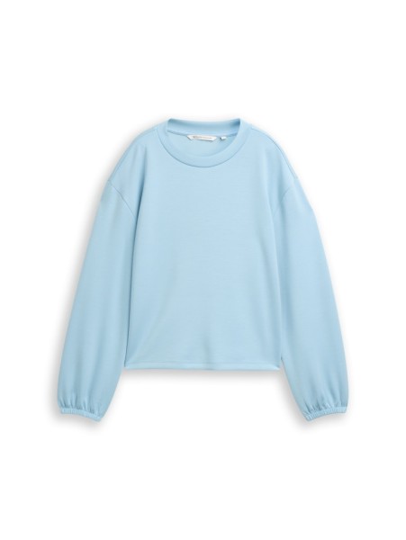 Loose Fit Scuba Langarmshirt