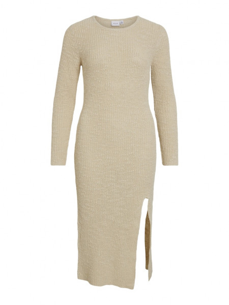 VIPOCA O-NECK L/S LONG KNIT DRESS