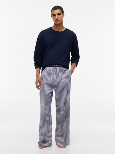 LS WOVEN PJ SET PRINT