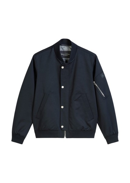 Jacket, Bomber, welt pockets, rib-knit