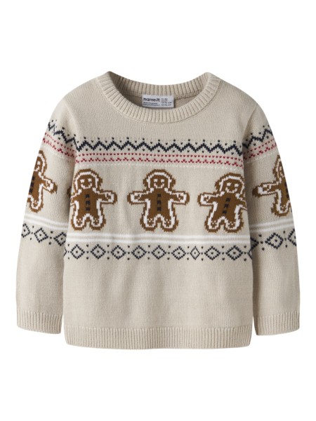 NMNRISMAS LS KNIT COT