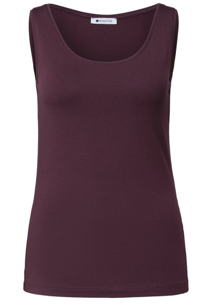Basic Top mit Rundhals aus Jersey