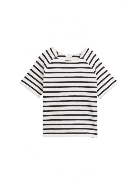 Raglan T-Shirt mit Streifenmuster