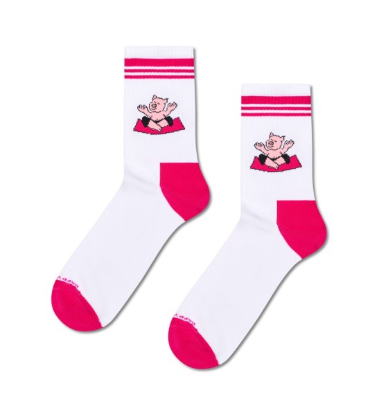Yoga Pig Sneaker Sock
