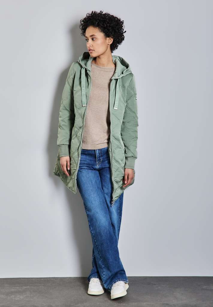 Jacke mit abnehmbarer Kapuze Jacken Bekleidung Damen