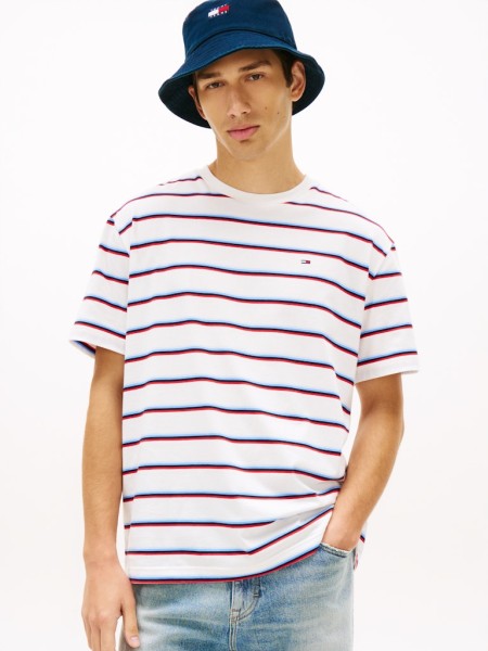 Hilfiger Flag Stripe Relaxed Jersey T-Shirt