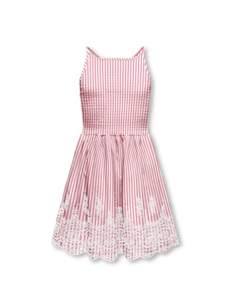 KOGBONDI LIFE STRAP EMB DRESS WVN