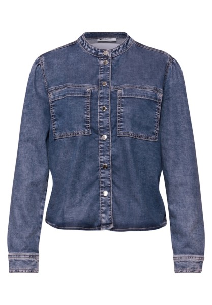 Bluse mit Brusttaschen