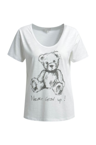 o-neck t-shirt w/ AW 1/4 sleeve