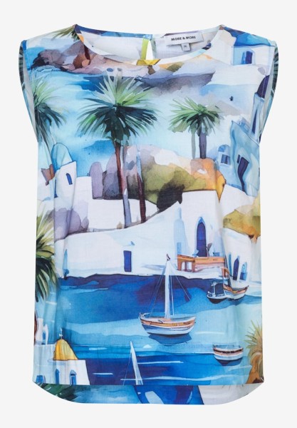 Top mit Statement-Print