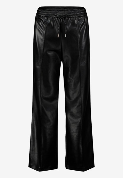 Hose in Lederoptik weites Bein 30 Inch