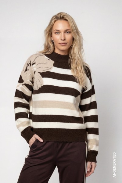 Strickpullover mit weicher Haptik