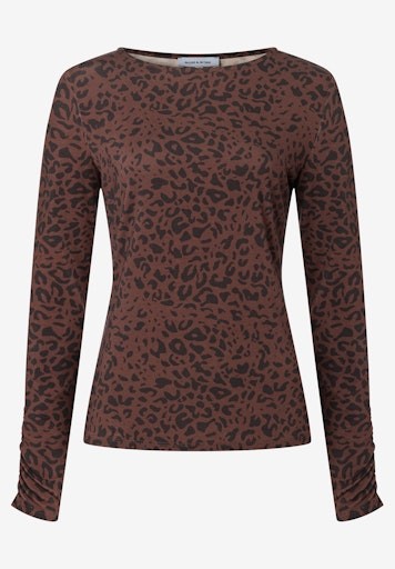 T-Shirt mit Leomuster