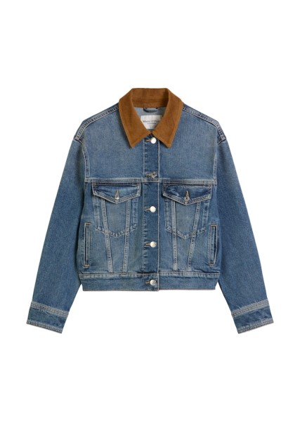 Jeansjacke im Barn-Stil relaxed