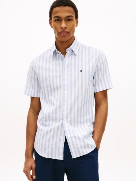 Regular Fit Stripe Short Sleeve Shirt