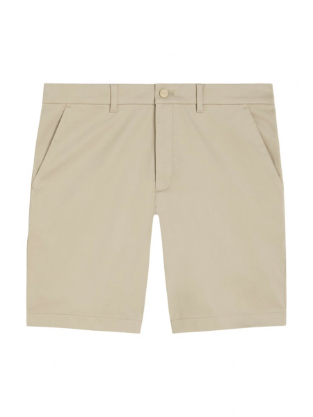 SATEEN STRETCH SLIM SHORT